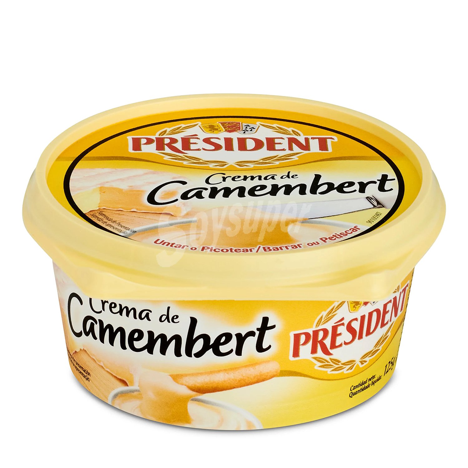 Crema de queso para untar Camembert président