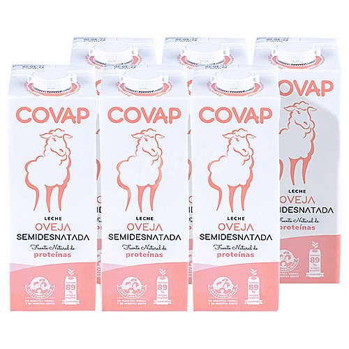 Covap Leche de oveja semidesnatada, de origen español covap