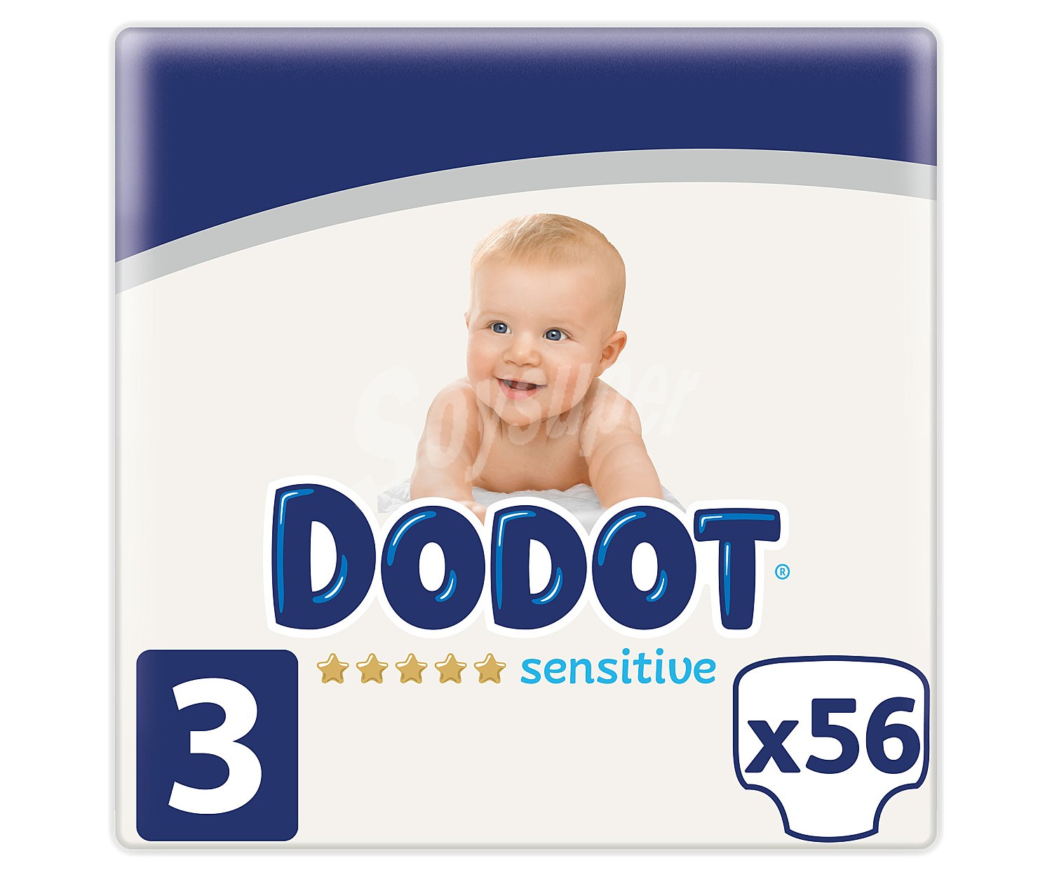 Dodot Pañales de la talla 3, para niños de 6 a 10 kilogramos dodot Sensitive