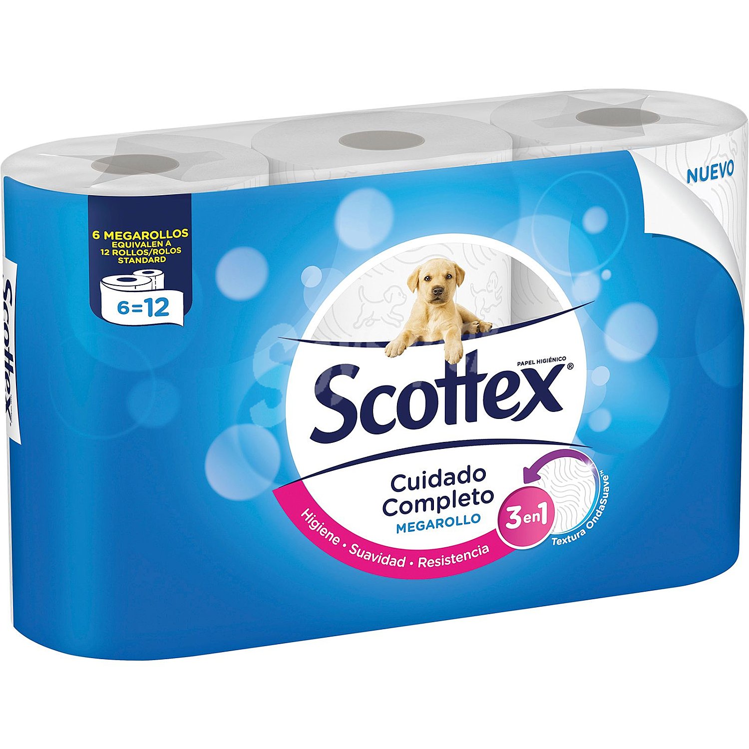 Papel higiénico Megarrollo Scottex megarollo