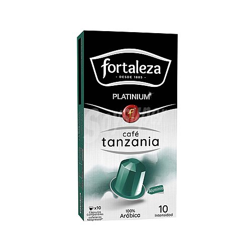 Fortaleza Café Tanzania Intensidad 10, compatible con Nespresso fortaleza platinium