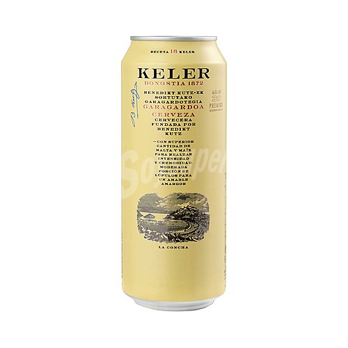 Keler Cerveza rubia premium de origen Donostia keler