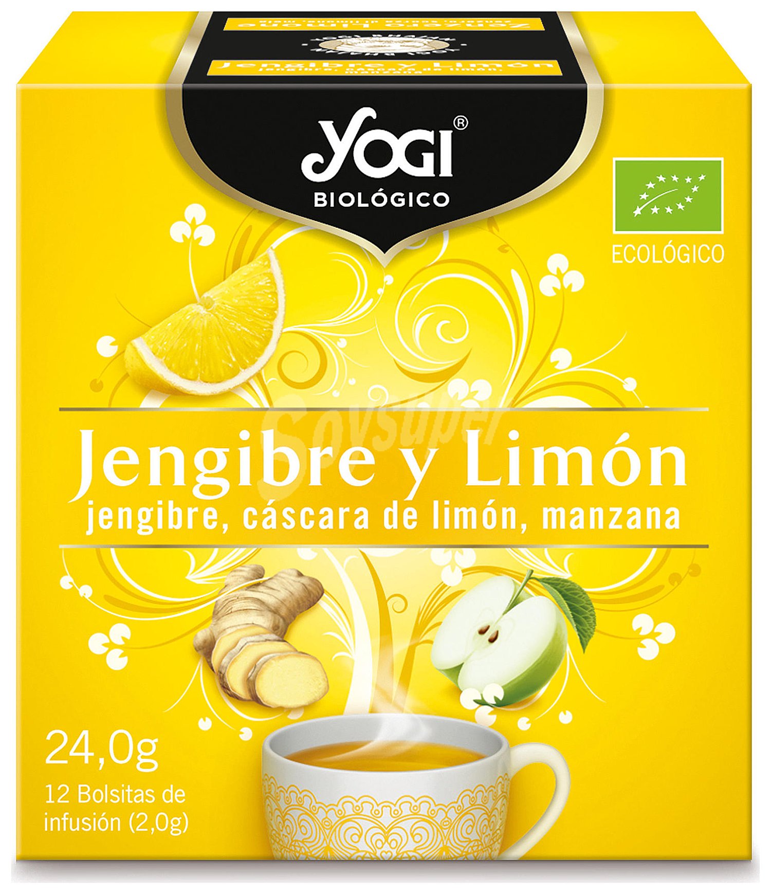 Infusión jengibre y limón ecológica