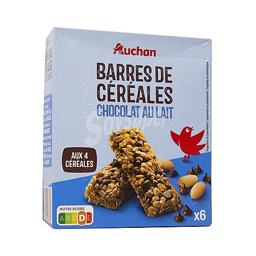 Producto alcampo Cereales en barrita con chocolate producto alcampo barrita de 21 gr