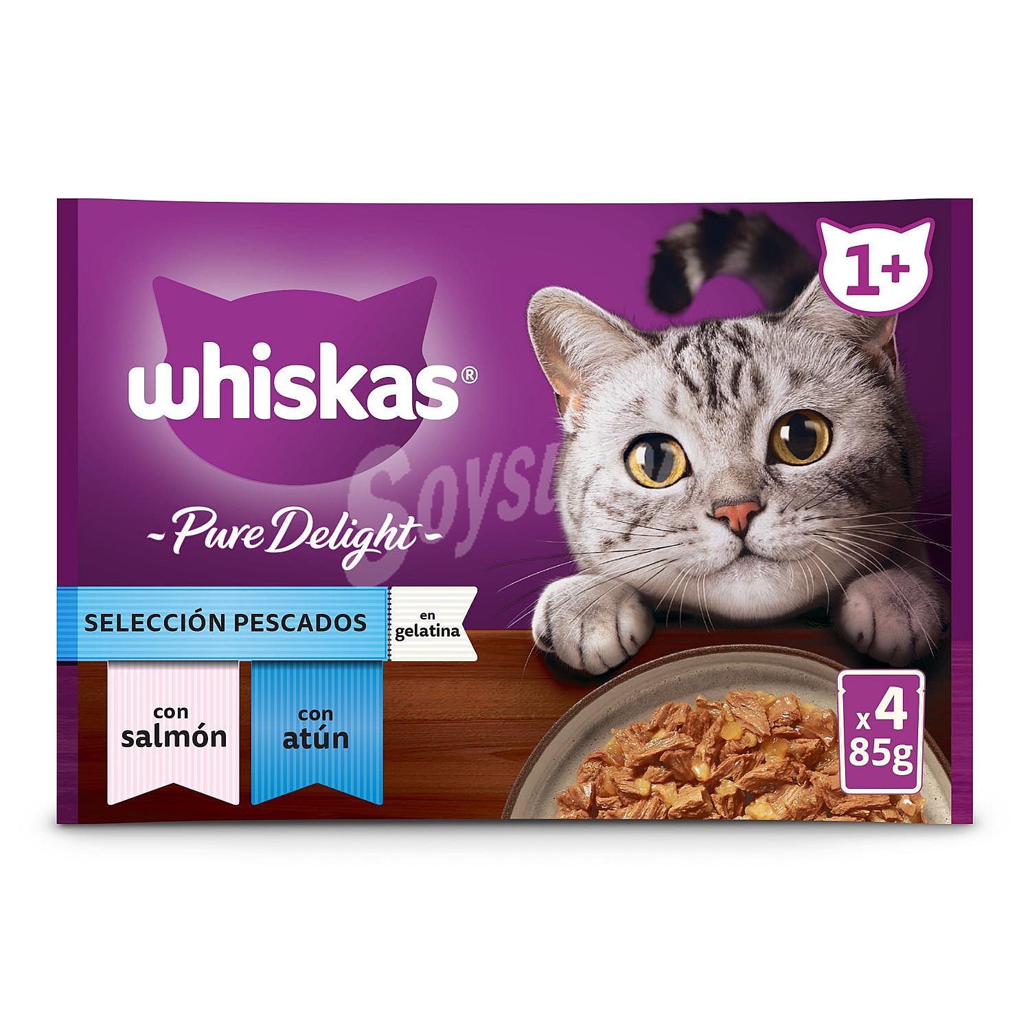 Comida húmeda de pescado para gato Whiskas