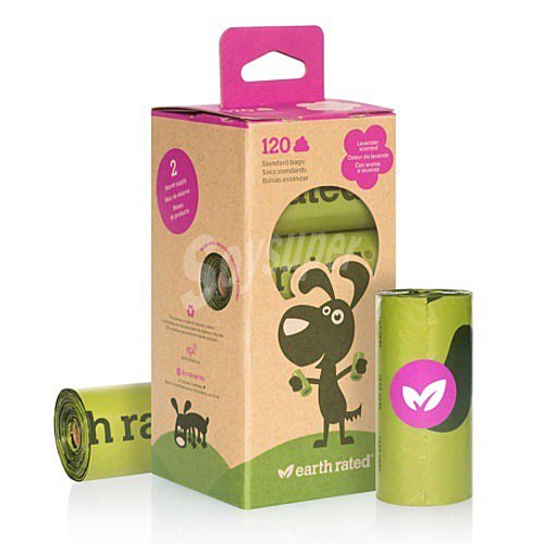 Recambio bolsas higiénicas biodegradables para perros aroma lavanda