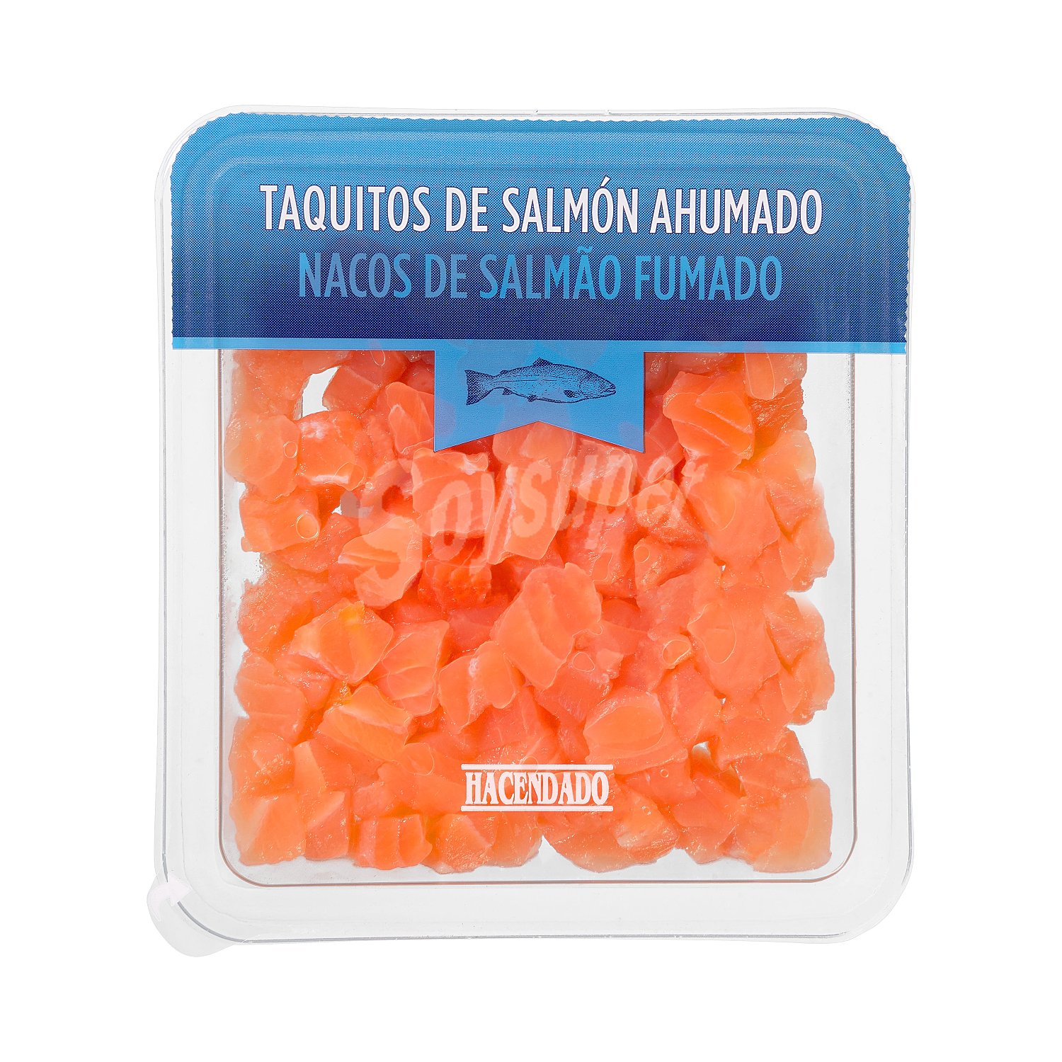 Salmón ahumado en taquitos