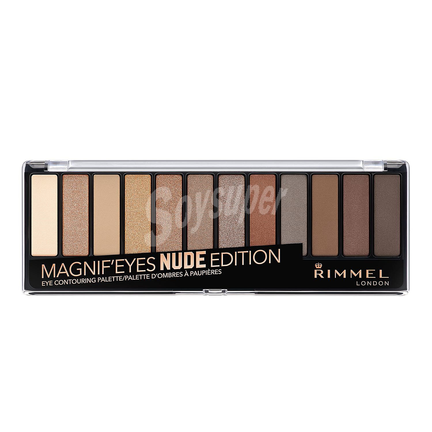 Paleta de sombras Magnifeyes Palette Nude Edition tono 1 Rimmel London