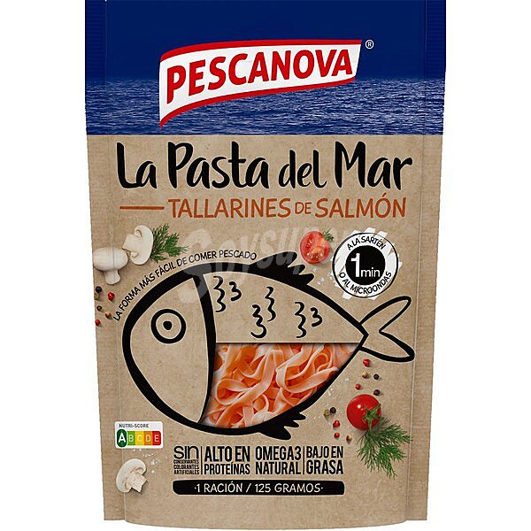 La Pasta del Mar tallarines de salmón