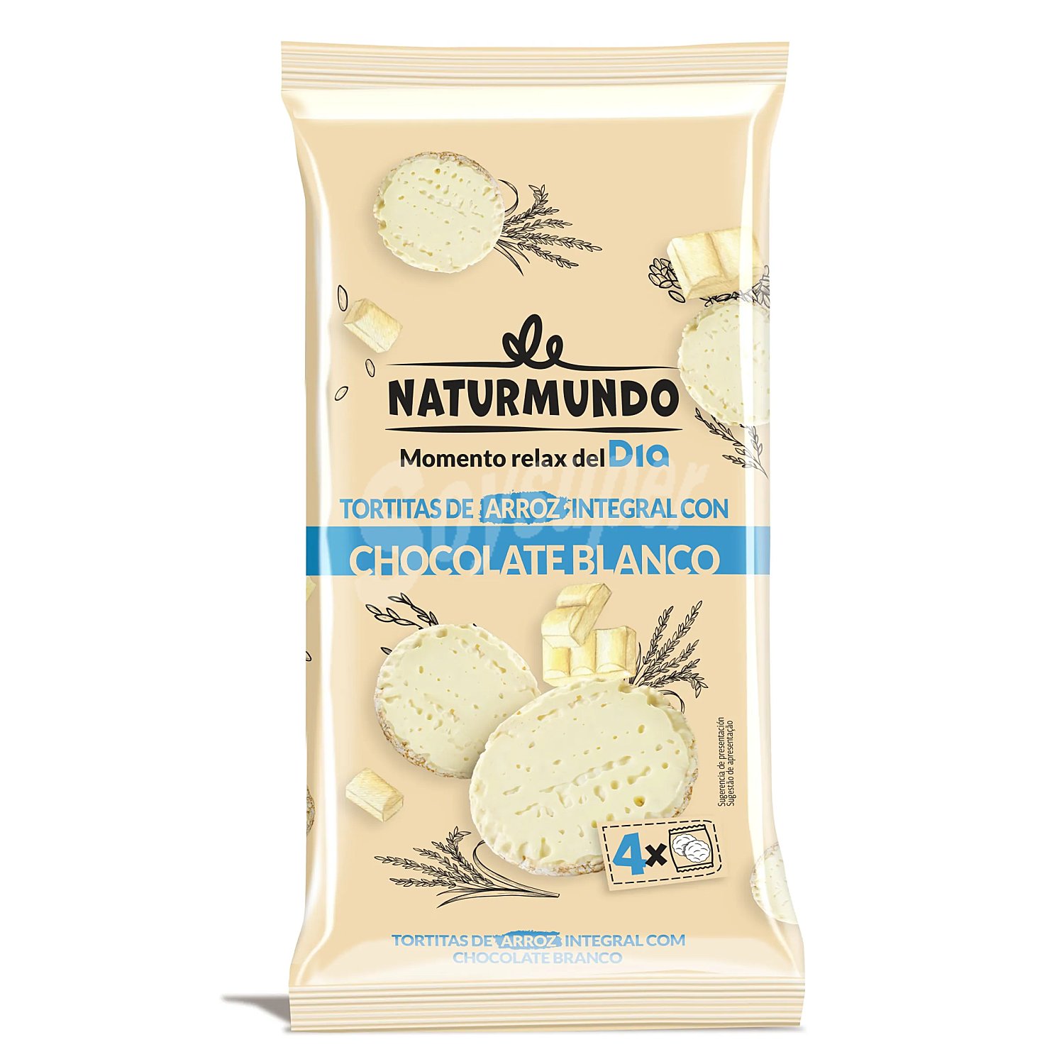 Tortitas de arroz sabor yogur Naturmundo