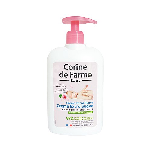 Corine DE farme Crema extra suave para rostro y cuerpo, especial pieles sensibles corine DE farma