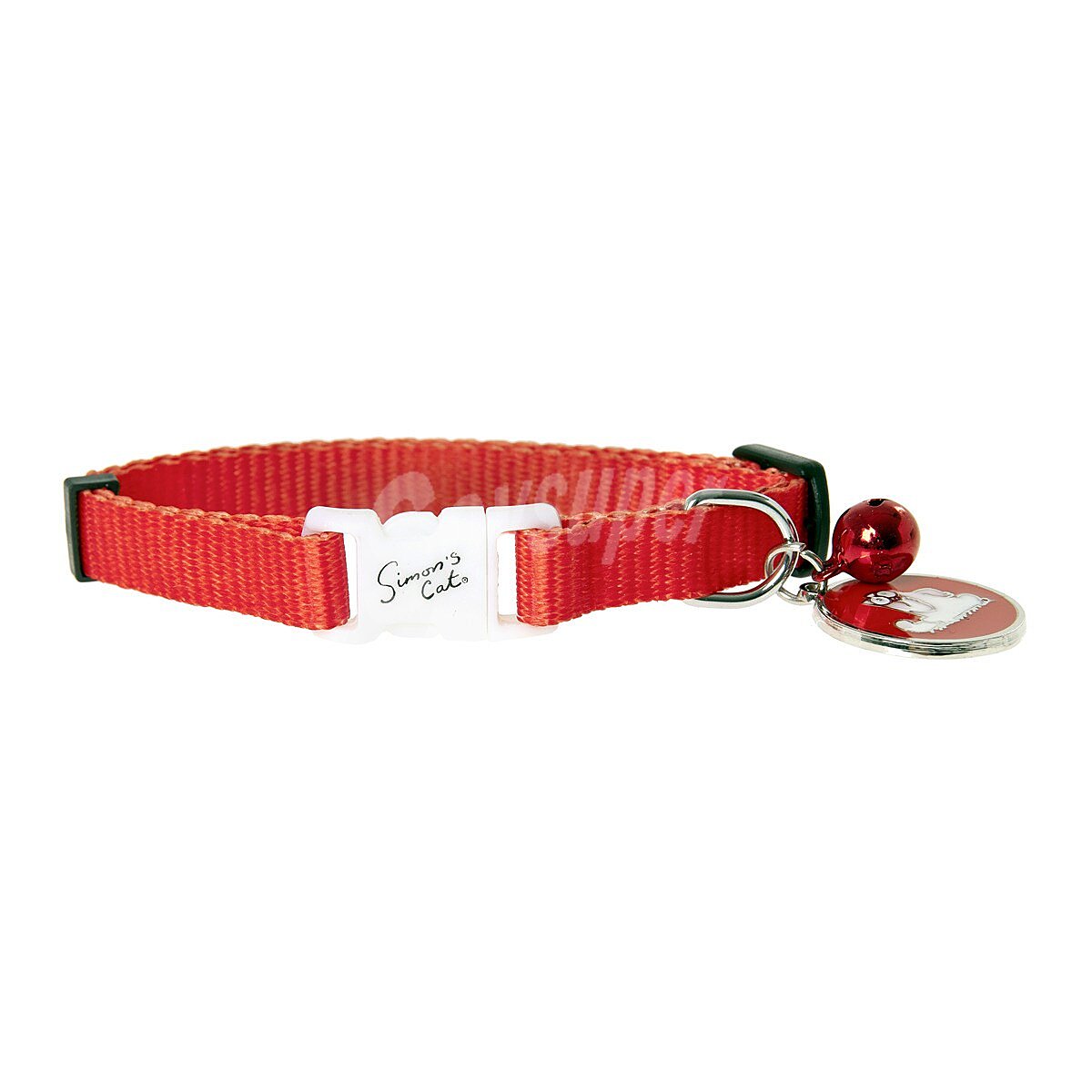 Collar para gatos modelo Simons color rojo medidas 1 cmx31 cm