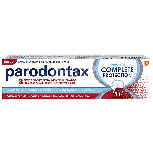 Parodontax Pasta de dientes de uso diario con flúor, especial encías sanas parodontax Complete protectión