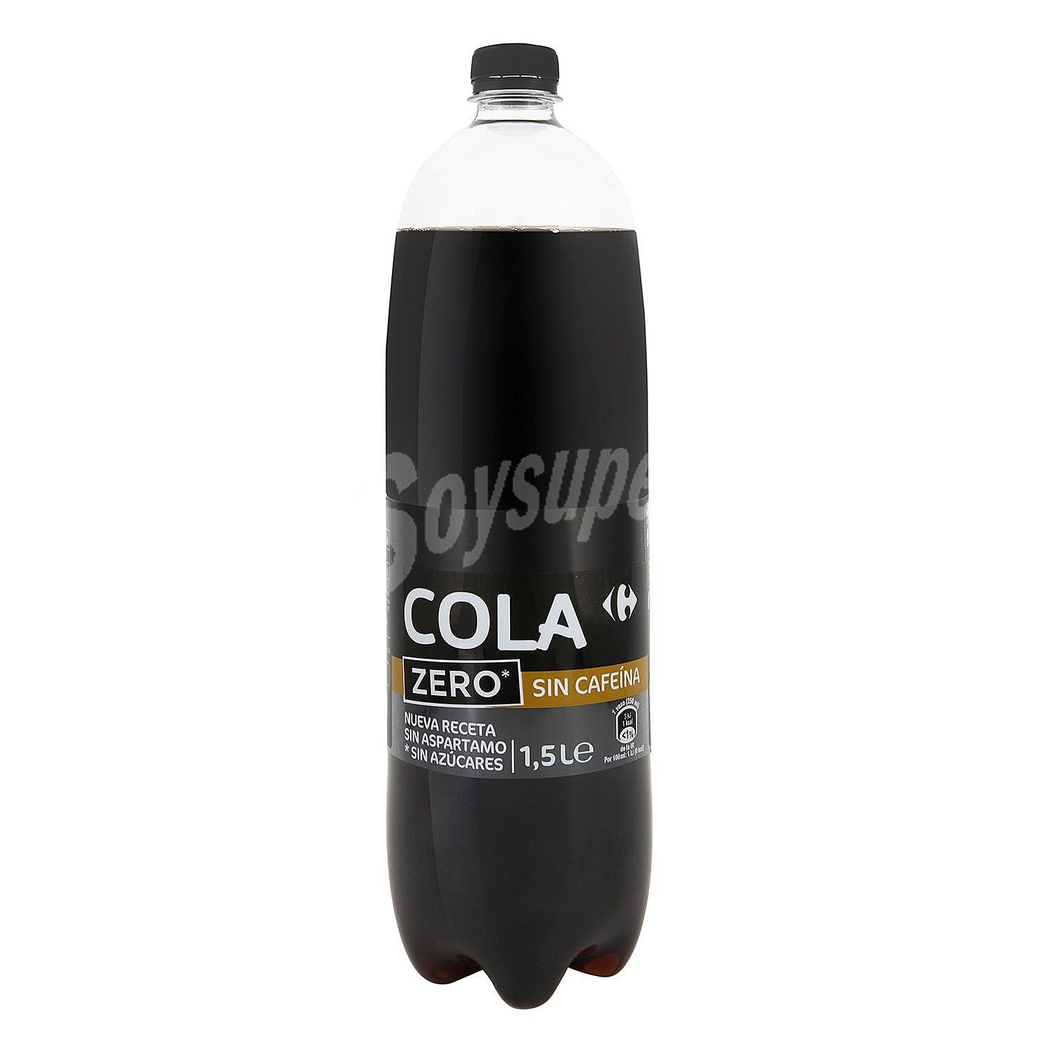 Refresco de cola zero sin cafeína