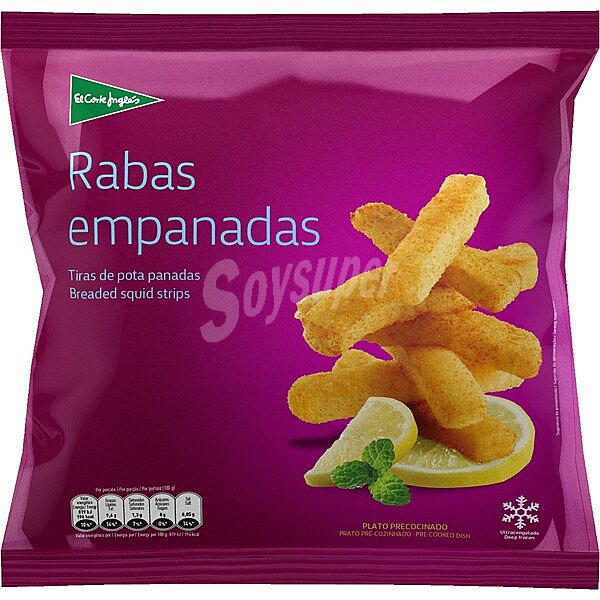 rabas de calamar empanadas