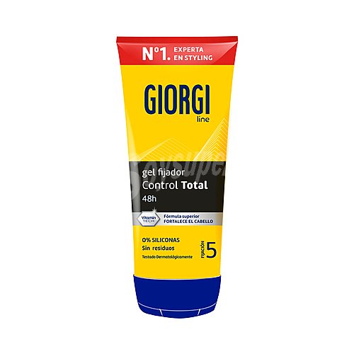 Giorgi Gel fijador de cabello (fijación 5) hasta 48 horas giorgi Control total