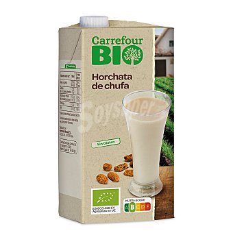 Horchata de chufa ecológica Carrefour Bio sin gluten sin lactosa