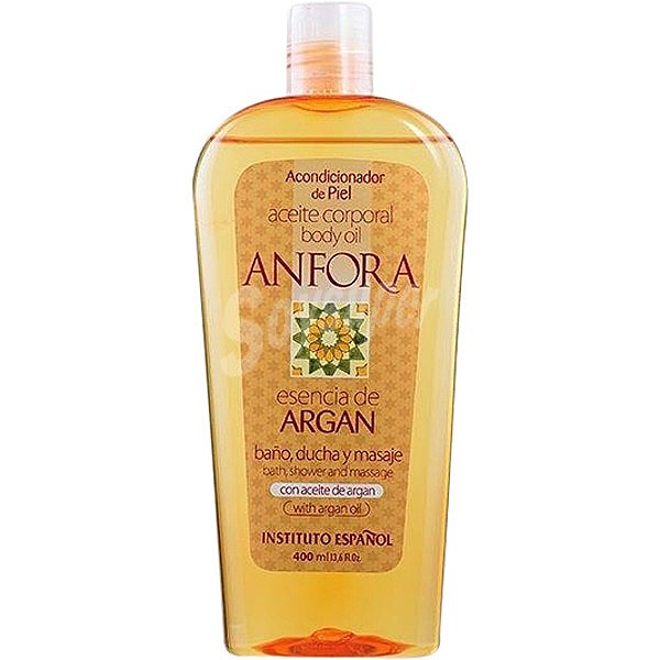 Aceite corporal con aceite de argan acondicionador de piel