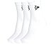 Pares de calcetines tobilleros dunlop Running, color blanco, talla 43/46