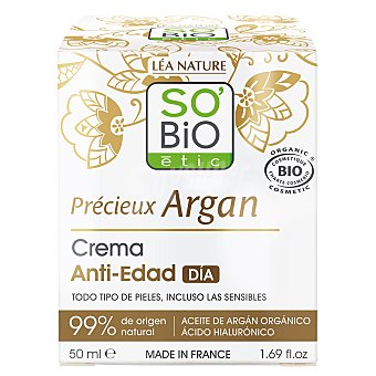 Crema día antiedad argan ecológica 'bio