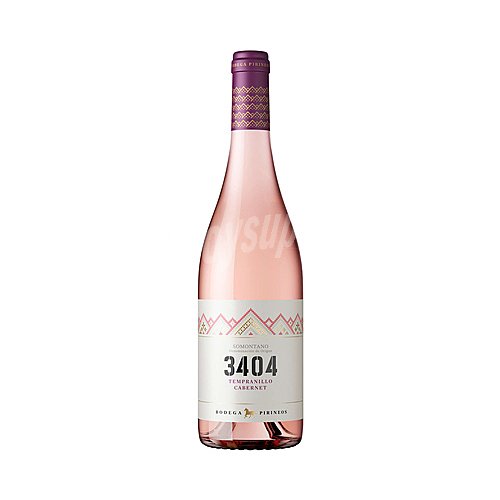 3404 Vino rosado con D.O. Somontano