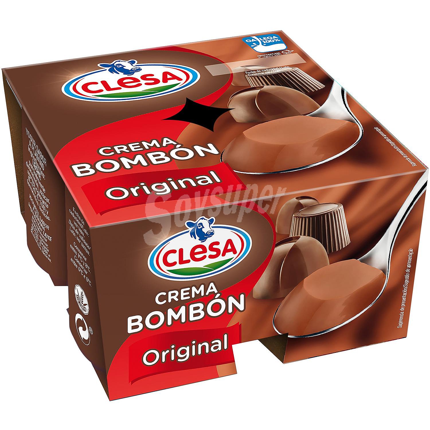 Crema bombón Original Clesa sin gluten