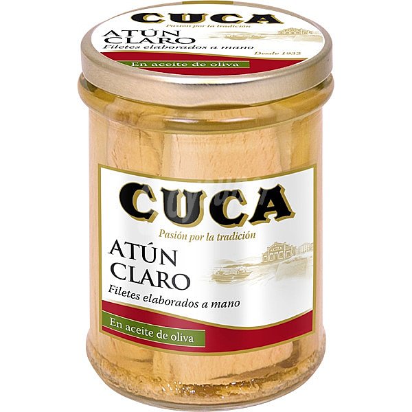 Filetes de atún en aceite de oliva (elaborados a mano)