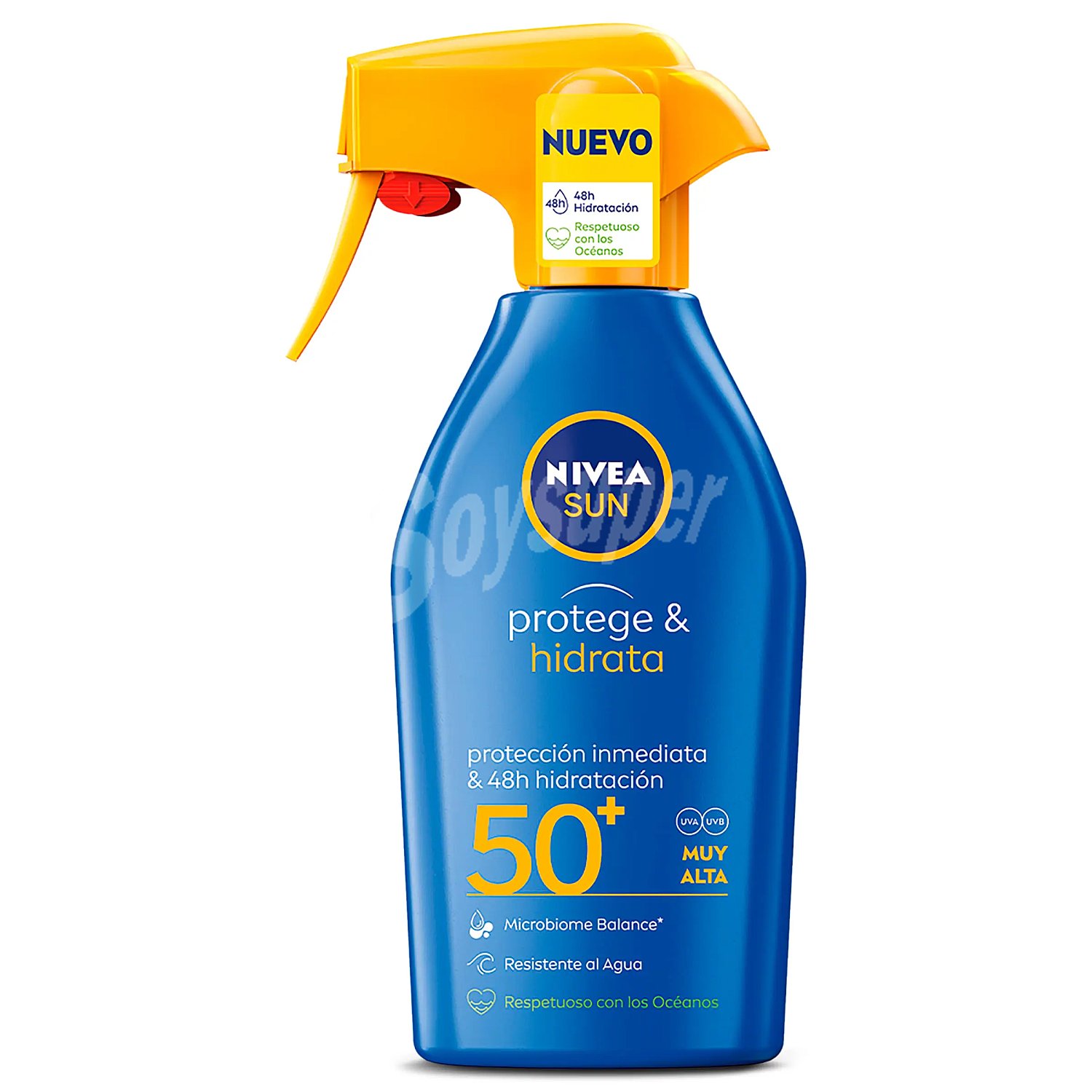 Spray solar hidratante protección muy alta spf 50+ pistola