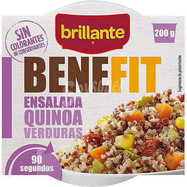 Benefit ensalada quinoa y verduras