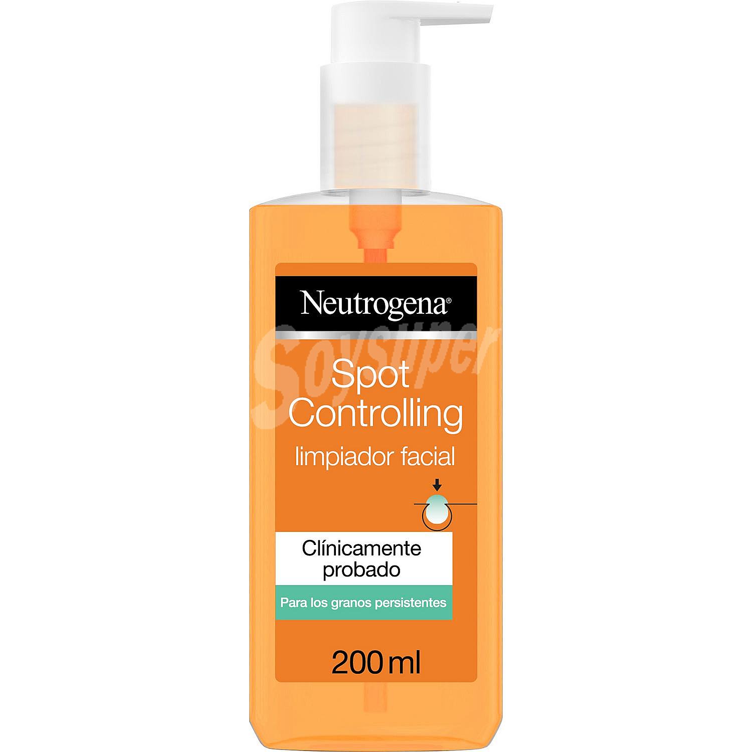 Limpiador facial granos persistentes Spot Controlling Neutrogena