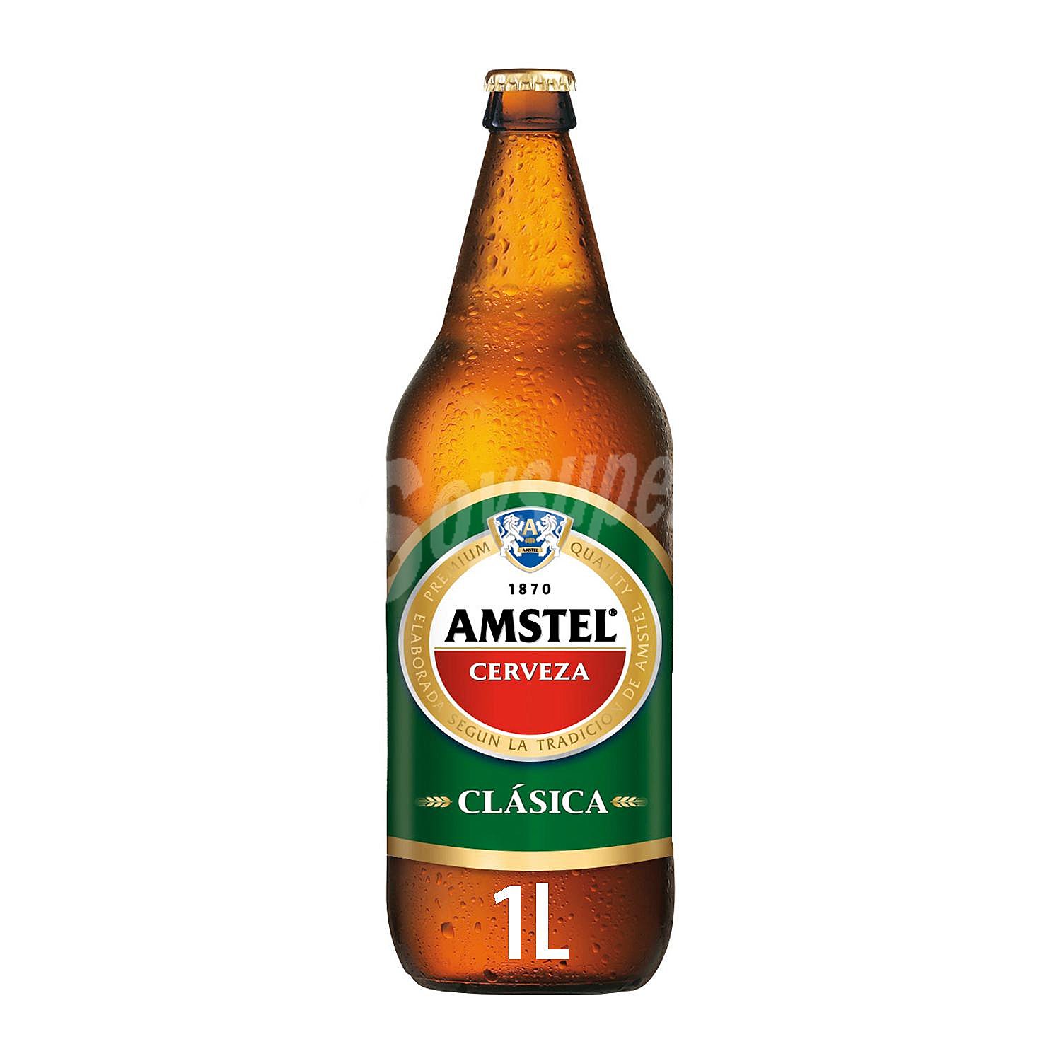 Cerveza Amstel Clásica premium