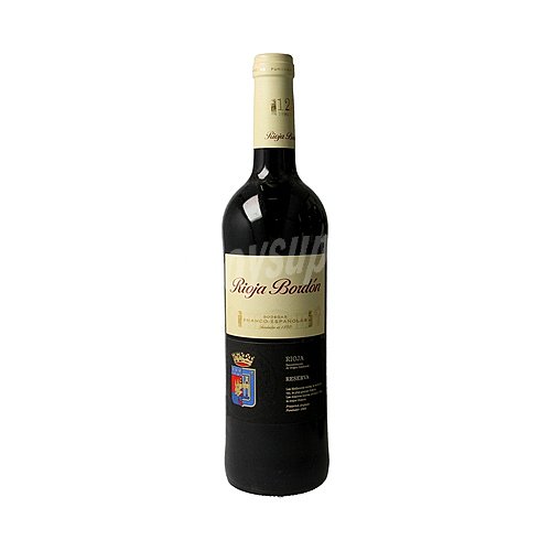 Vino tinto reserva con denominación de origen Rioja