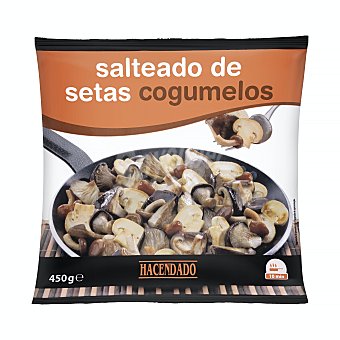 Salteado setas cultivadas (setas y champiñones) congelado