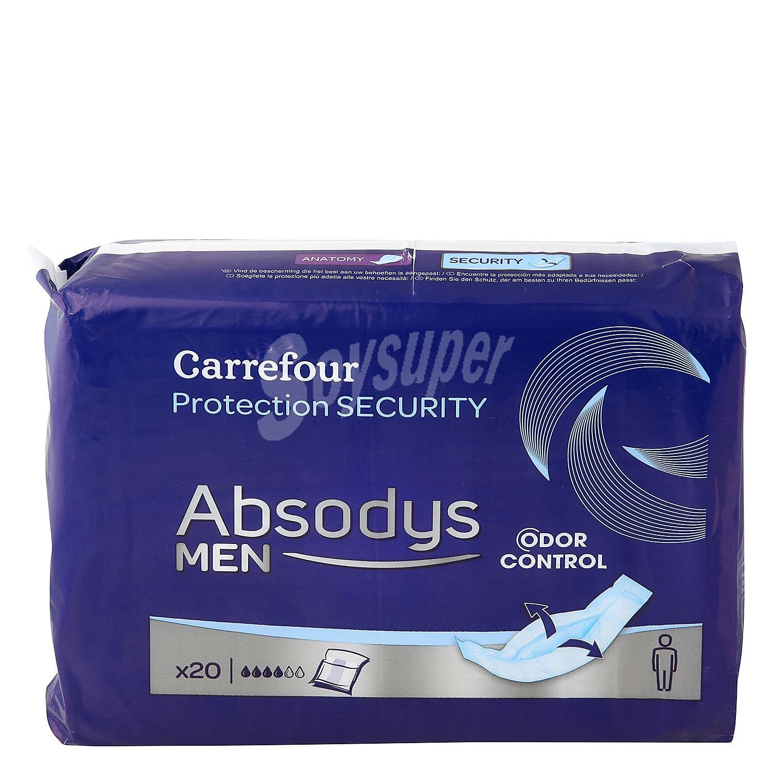 Proteccion masculina normal Absodys Carrefour