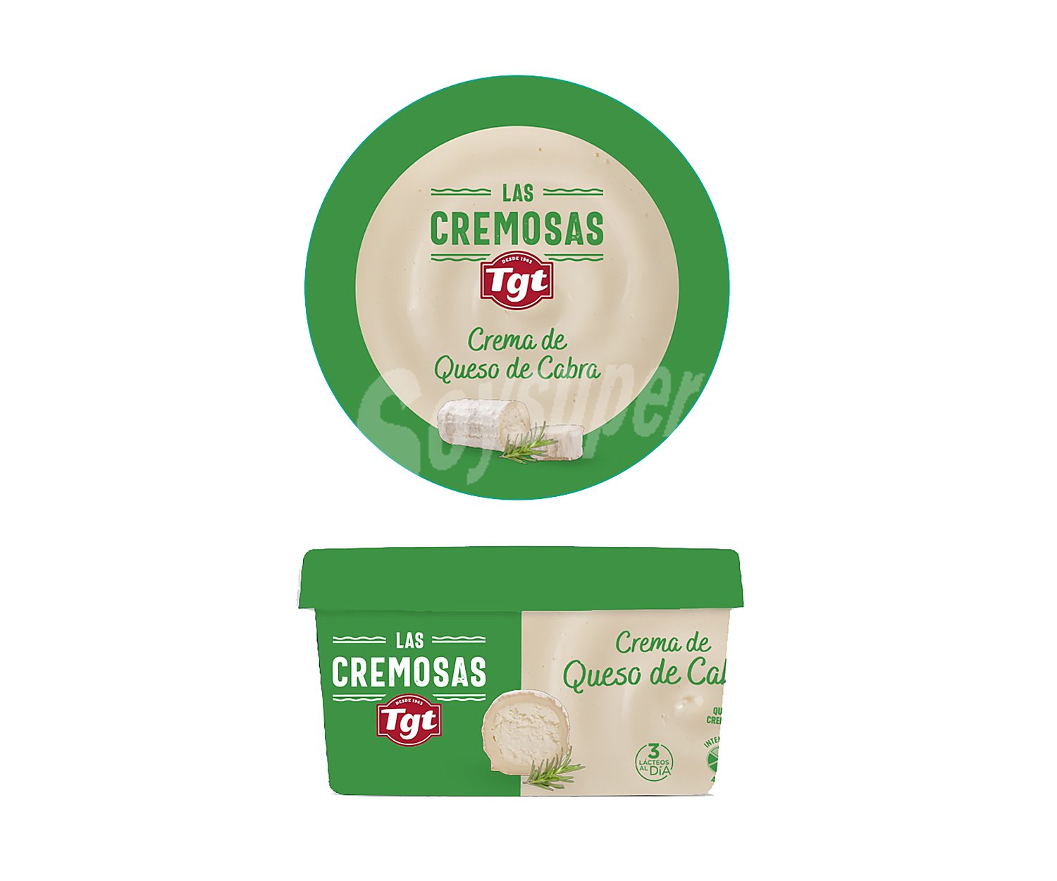 Crema de queso para untar de cabra LAS cremosas