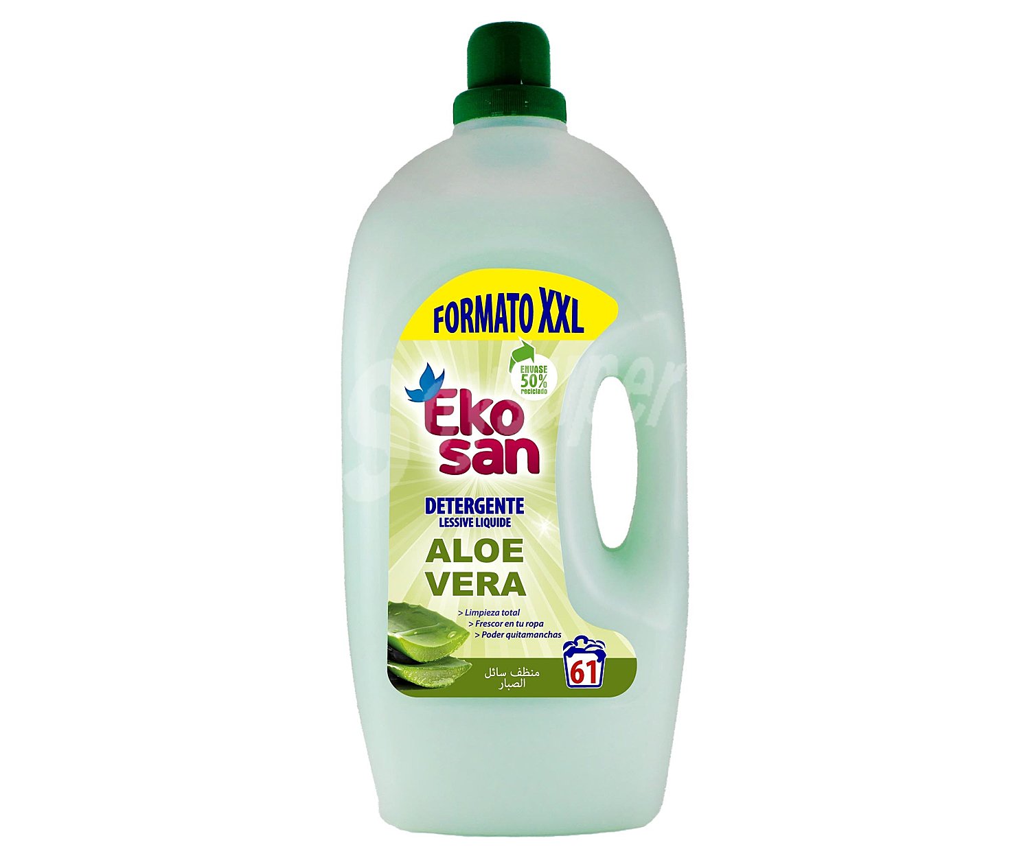 Ekosan Detergente líquido para lavadora con aloe vera ekosan 61 lav