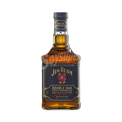 JIM beam Whisky bourbon madurado durante 6 años JIM beam Double oak