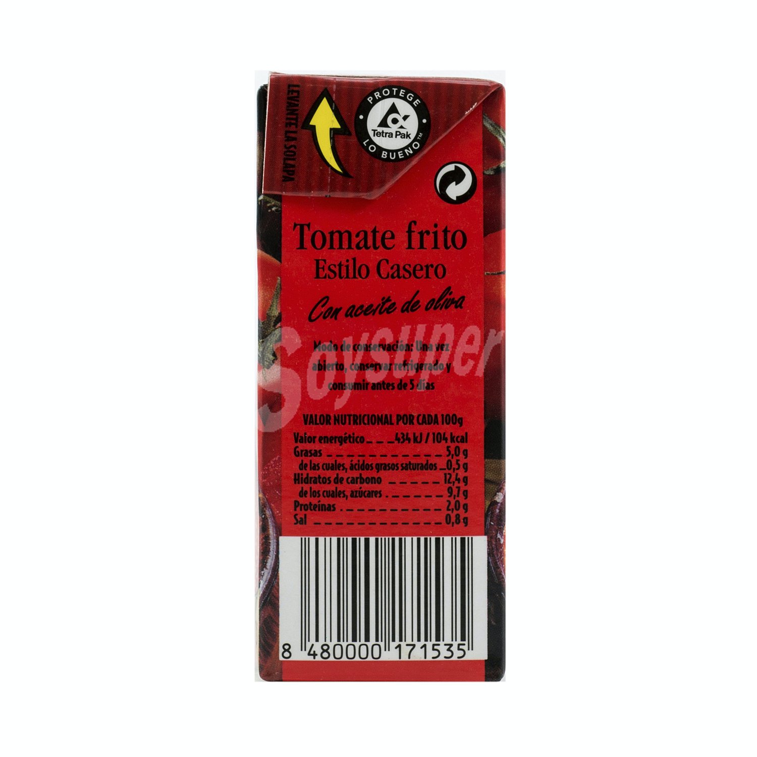 Tomate frito aceite oliva casero