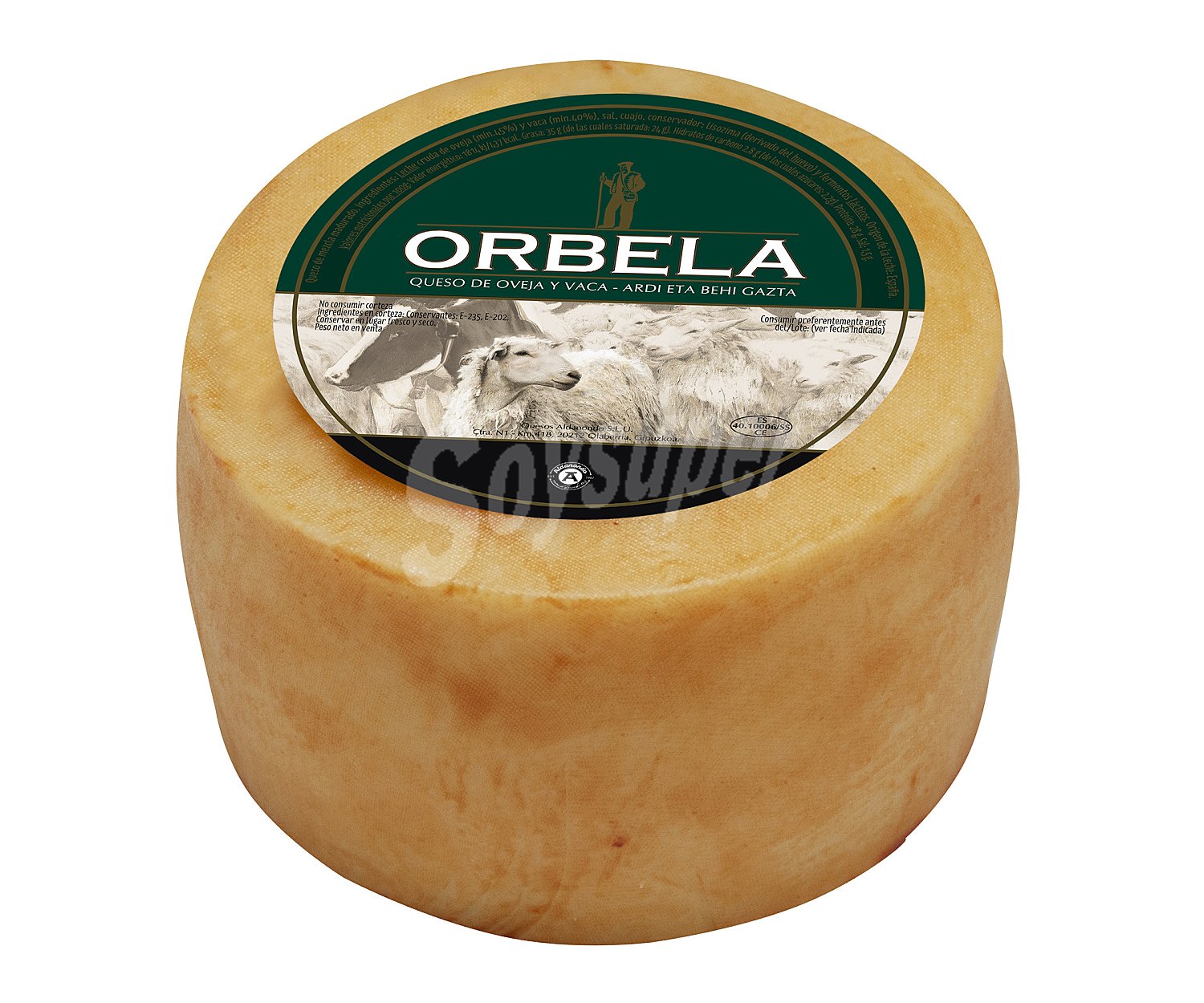 Queso mezcla ahumado (oveja y vaca) orbela