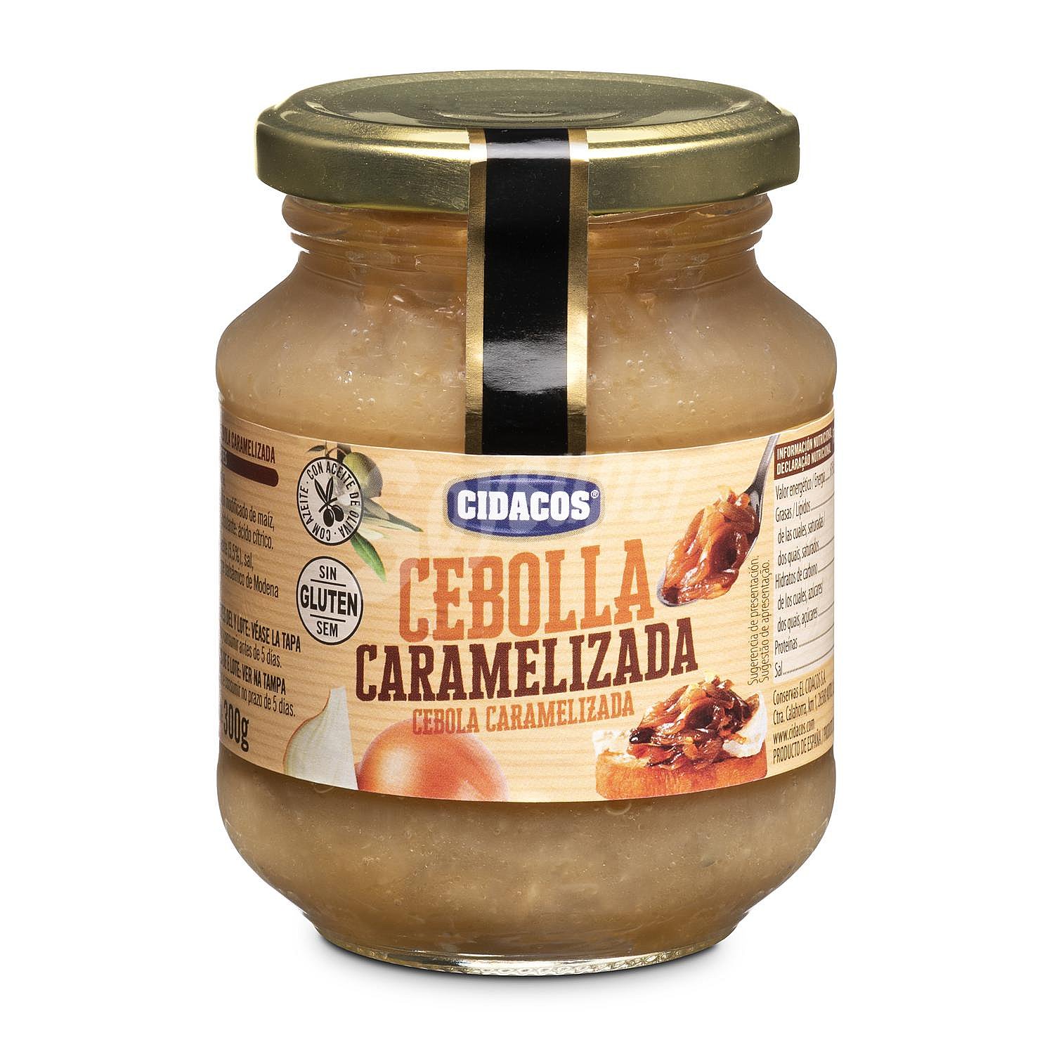 Cebolla caramelizada Cidacos sin gluten