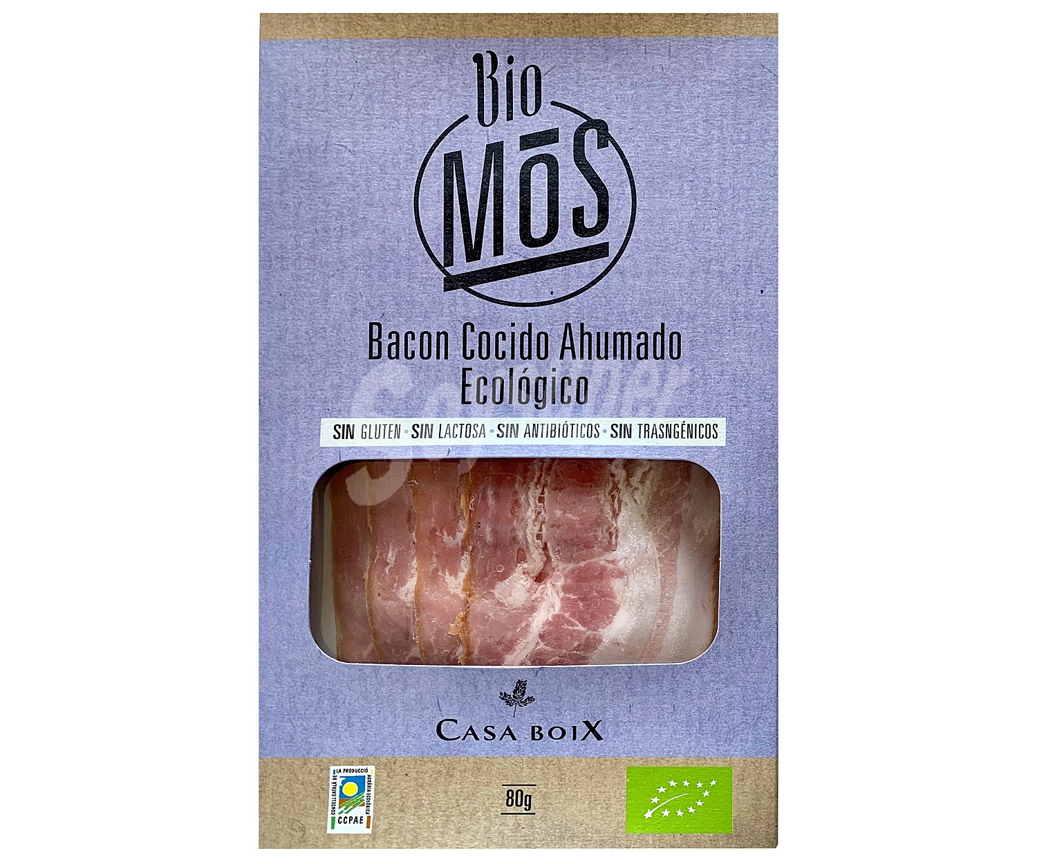 Casa boix Bacon cocido loncheado ecológico casa boix