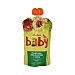 Alcampo baby Bolsita de fruta (manzana, melocotón y pera), a partir de 4 meses alcampo baby