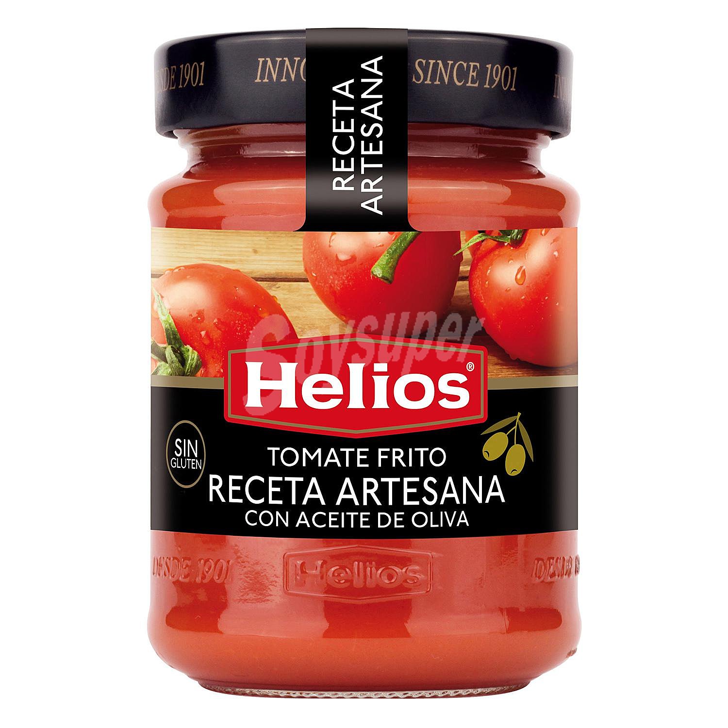 Tomate frito con aceite de oliva virgen Helio sin gluten