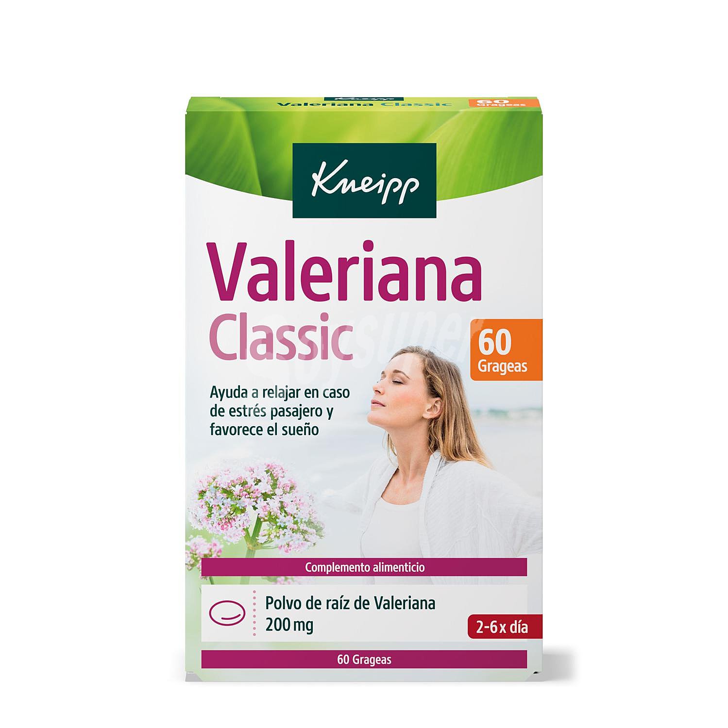 Grajeas herbales de Valeriana