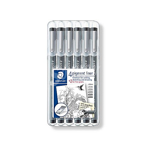 Rotuladores calibrados para escritura y dibujo, , Pigment Liner, staedtler