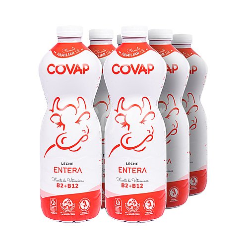 Covap Leche de vaca entera de origen 100% español covap