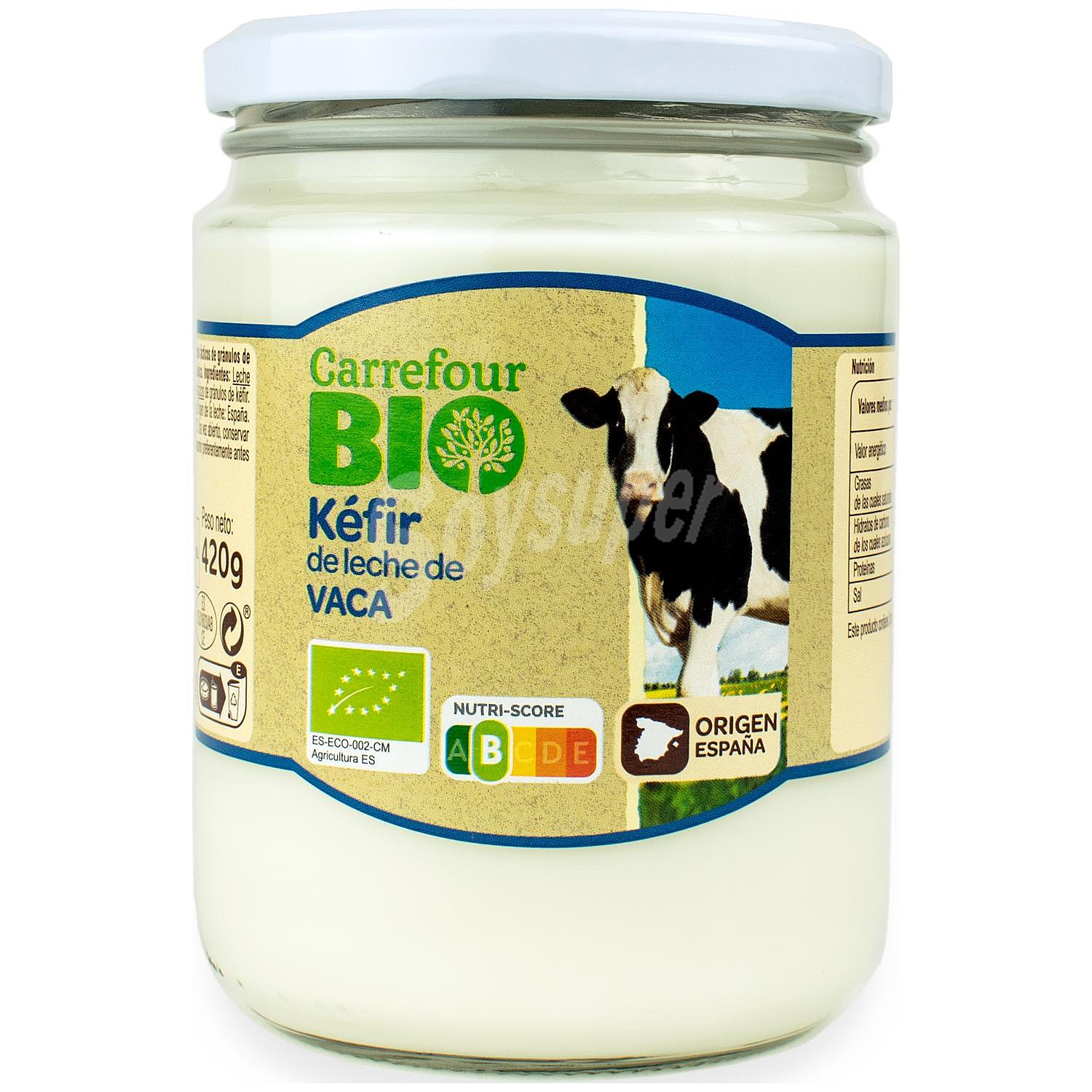 Kéfir de vaca ecológico Carrefour Bio