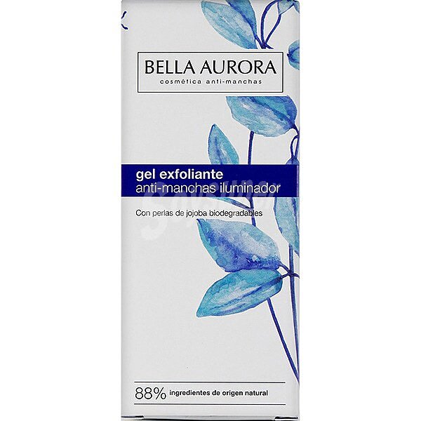 Gel exfoliante con perlas de jojoba biodegradables con 88% ingredientes de origen natural