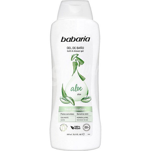 Gel de baño Aloe calmante e hidratante para pieles sensibles