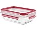 Recipiente hermético de vidrio rectangular, , clip&close tefal